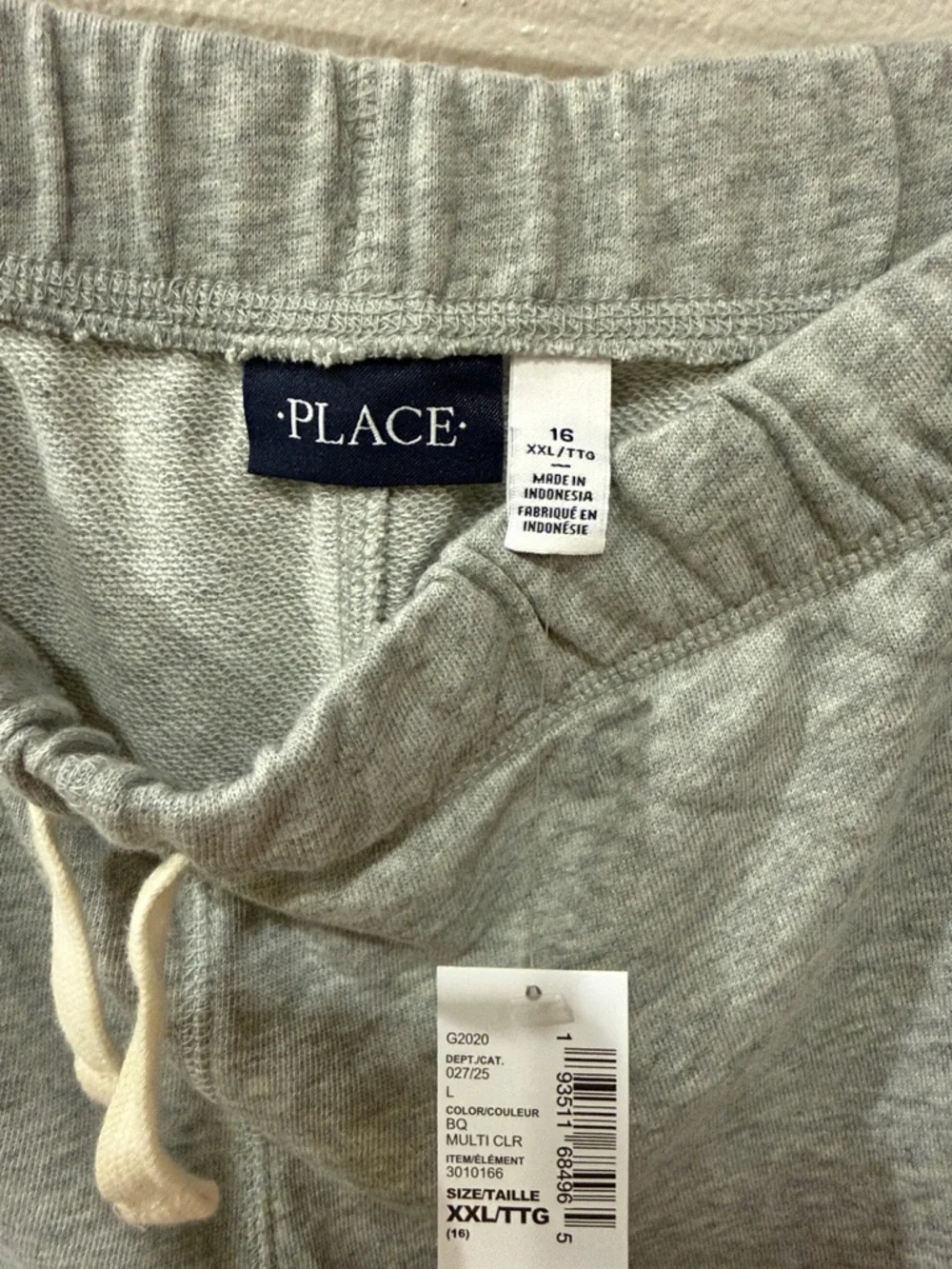 Children’s Place Boys Gray Drawstring Sweat Shorts
